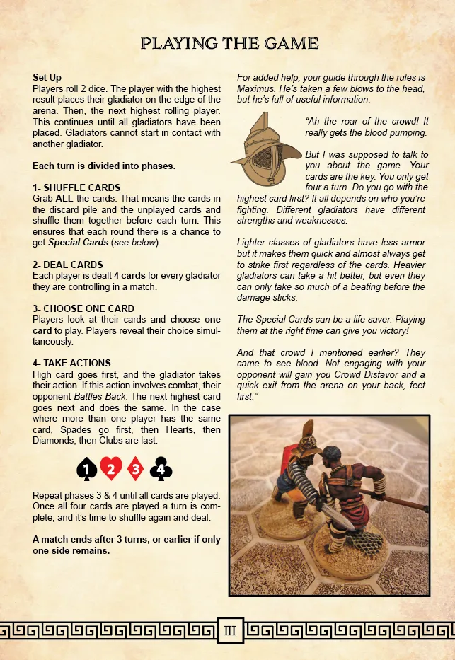Arena of Blood Bundle - Rules   Cards