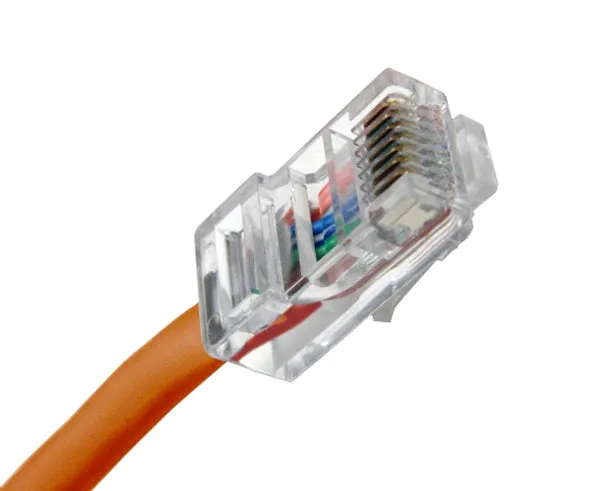 CAT5E Ethernet Patch Cable, Non-Booted, RJ45 - RJ45, 10ft