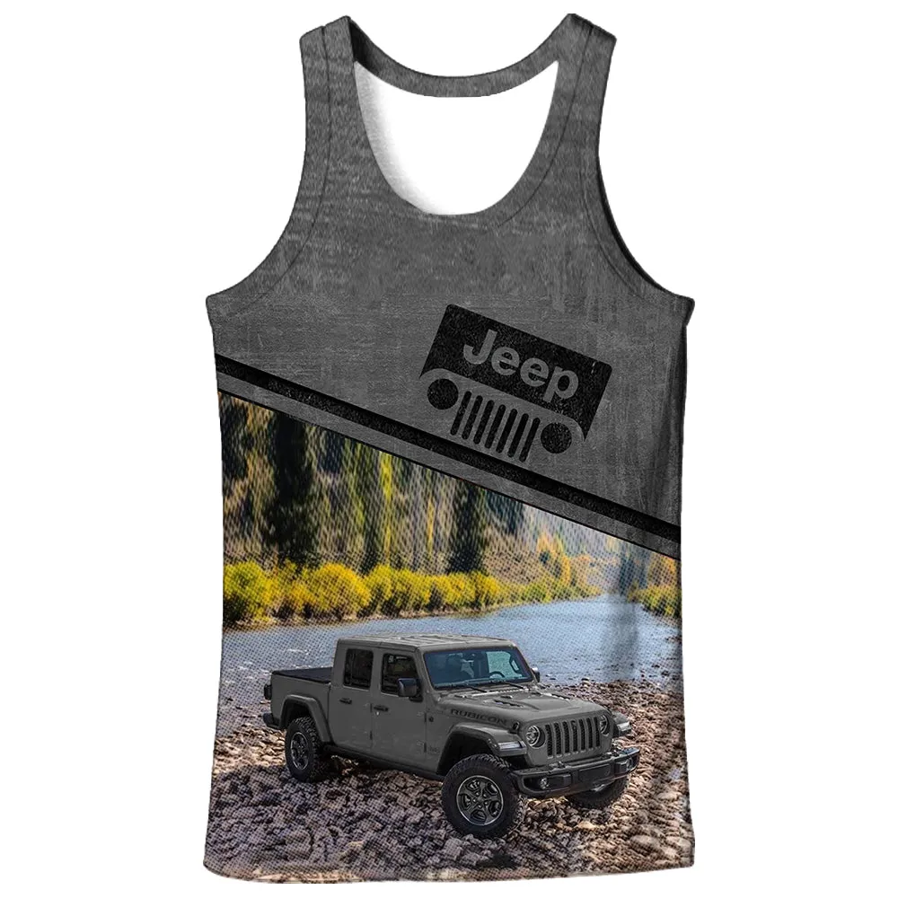 Off Road Jeep Gladiator - Stingray Grey Tank top