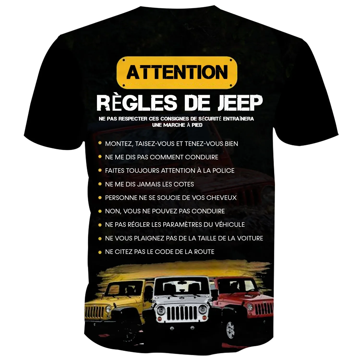 Règles de jeep